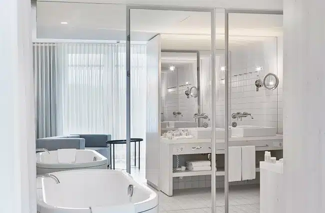 Salle de bain d'une suite Prestige